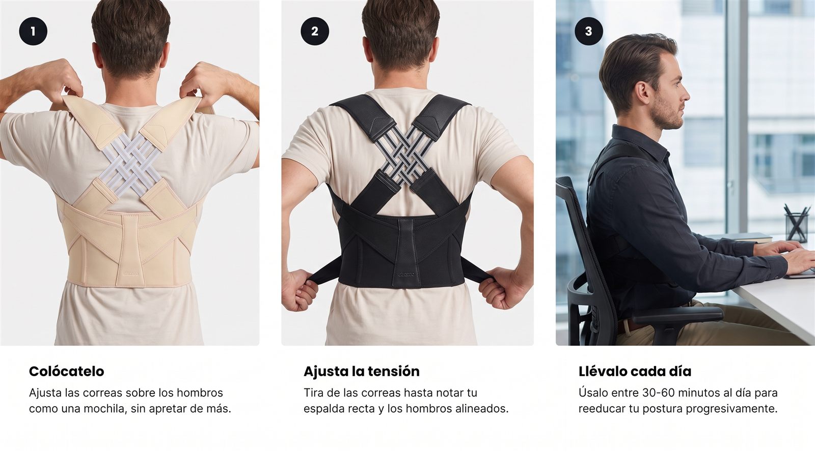 Listo en 3 pasos